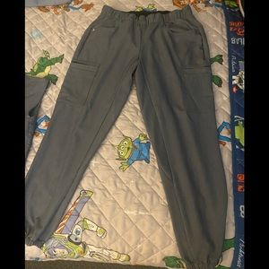 Figs Scrubs Joggers - Heather Blue - Medium